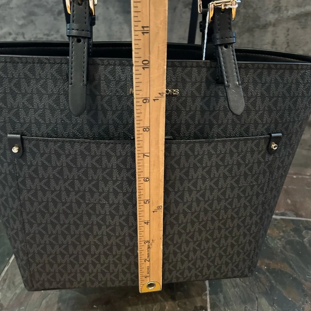 Michael Kors Black Monogram Laptop Bag